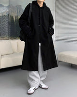 AZロングウールフードコート/AZ Long Wool Hooded Coat (3 colors)