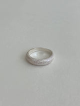 [92.5silver] glitter volume drop ring