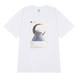 インスタグラムハーフTシャツ / 0 0 instagram half t-shirt - WHITE