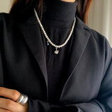 パールホワイトグレープネックレス/PEARL WITH GRAPE  NECKLACE