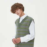 ETHNIC JAQUARD KNIT VEST_GREEN (6610828198006)
