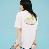 サンセットビーチSS Tシャツ/SUNSET BEACH SS TEE WHITE(CV2CMUT509A)
