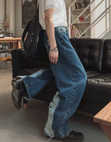 バックアンダーダメージデニム / Back under damage denim (1 color)
