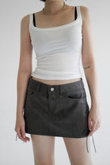 コルセットクラックスカート / Corset Crack Skirt (2color)