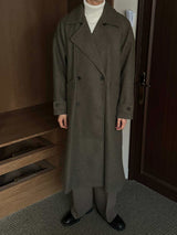 Pleddy Roden Double Wool Long Coat (3color)