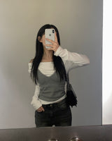 Lace cap sleeveless