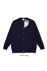 LMNラウンドネックケーブルカーディガン / LMN Round-Neck Cable Cardigan (9 colors)