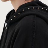 PIGMENT STUDS HOODIE (BLACK)