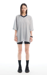 MESH JERSEY T-SHIRT_GRAY