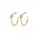 knot hoop earrings (6567591608438)