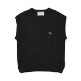 ケーブルニットベスト / Express Holiday Cable Knit Vest_Charcoal