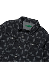 FLIP Denim Trucker Jacket_Black (6684850225270)