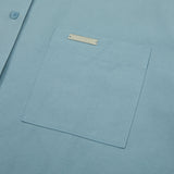 Solid Overfit Long sleeve shirt [LIGHT BLUE] (6618544242806)