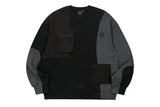 フレックポケットスウェット / FLECK POCKET SWEAT SHIRT_BLACK