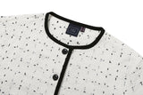 ピュアツイードクロップドジャケット/PURE TWEED CROPPED JACKET_WHITE