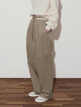 STRING LINE PANTS - BEIGE (6636699451510)