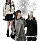 Tian oversized fit and flared knit sweatshirt