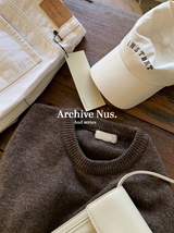 Nus.DANE Cashmere Brown Knit