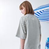STRIPE RAGLAN LOGO T-SHIRT (6568438825078)