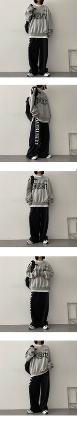 カラフルレタリングバンディングパンツ / OA Colorful Lettering Banding Pants