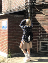 デイリーヴィンテージフード付きチェックシャツ