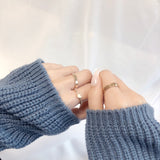 ムードハートレイヤードリング / Mood heart layered ring (2 color)