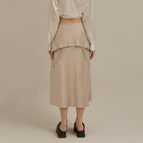 スリップミディスカート/[LSD Runway]Slip Midi Skirt