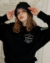 SM:]E DENIM ROUND BUCKETHAT BLACK (6691416178806)