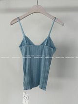 6 color lace strap-adjustable sleeveless shirt