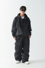 ワイドフーディージャケット/BSR2223FWJK050 WIDE HOODED JACKET CHECK