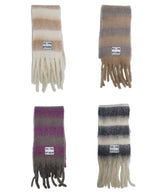 FRINGE STRIPE MUFFLER