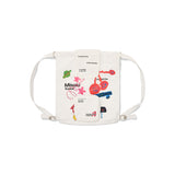 KIRSH X MISAKI KAWAI GRAPHIC BACKPACK [WHITE]