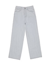 ワイドリネンデニムパンツ / W67 WIDE LINEN DENIM PANTS_LIGHT BLUE