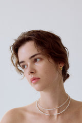 [14K] Piece Pearl Necklace