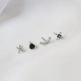 グリッターピアスセット / [4 set] glitter piercing set