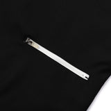 [UNISEX] Satin-Trimmed Padded Racing Jacket (Black)