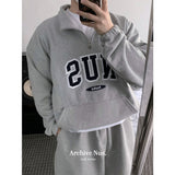 Huke x Nus. half zip-up