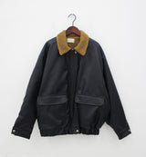 ウールレザージャンパー / Wool leather jumper (2color)
