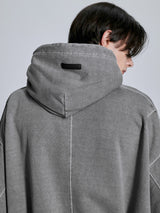 WASHED HOODIE - GREY (4622871167094)