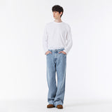 Signature Stud Wide Fit Denim Pants Light Indigo