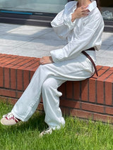 Salt white denim pants 