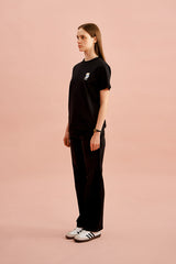 ウィティーバニーワッペンTシャツ／WITTY BUNNY WAPPEN T-SHIRT [BLACK]