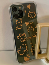 Poop Cat Jelly Orange Phone Case