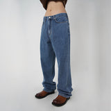 AA OVERLAP LOOSE FIT DENIM (midium blue!)