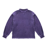 VELVET OPEN RUGBY SHIRTS PURPLE