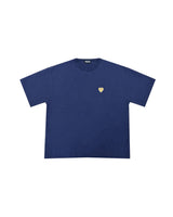 コラボレーションハートTシャツ / PUBLUX × GRAVER - NAVY