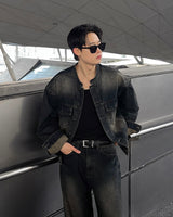 MG727 Garment Dining Denim Pants (3 colors)