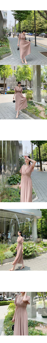 ビニールロングドレス