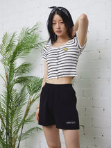 ニットショーツ/KNIT SHORTS BLACK (6586876002422)
