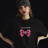 キュービックリボンオーバーフィットTシャツ